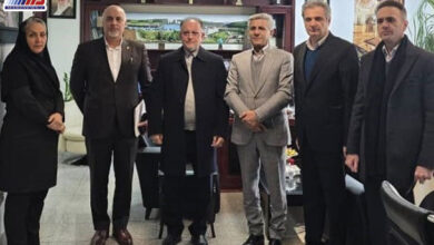 نشست مشترک مدیران بانک ملی با سرپرست و عضو هیات مدیره شرکت صنایع چوب و کاغذ مازندران