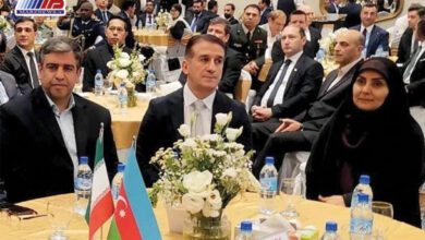 حضور استاندار اردبیل در آیین گرامیداشت سالگرد استقلال جمهوری آذربایجان در تهران