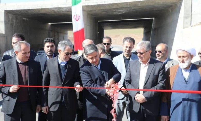 افتتاح تقاطع غیرهمسطح فاراب در محور اردبیل-سرچم