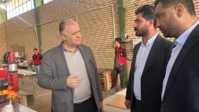 نبض تولید در خوارزمی؛ حضور میدانی فرماندار کرج در کنار صنعتگران